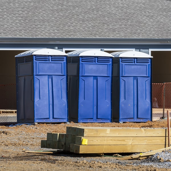 what is the maximum capacity for a single portable toilet in Porum Oklahoma